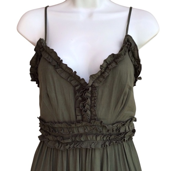 Altar’d State Green Ruffled Jumpsuit - Picture 5 of 8